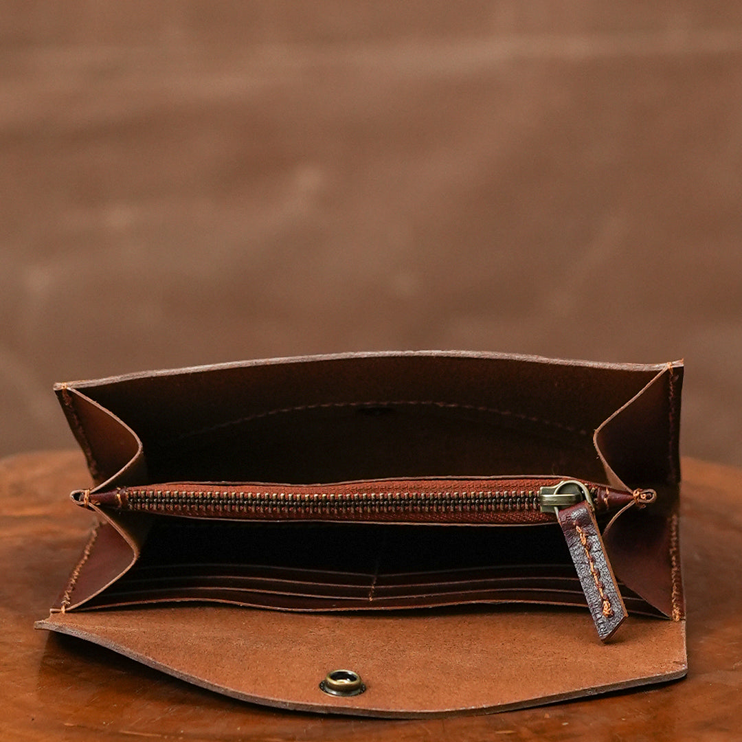 Victoria Wallet (Saddle Tan)