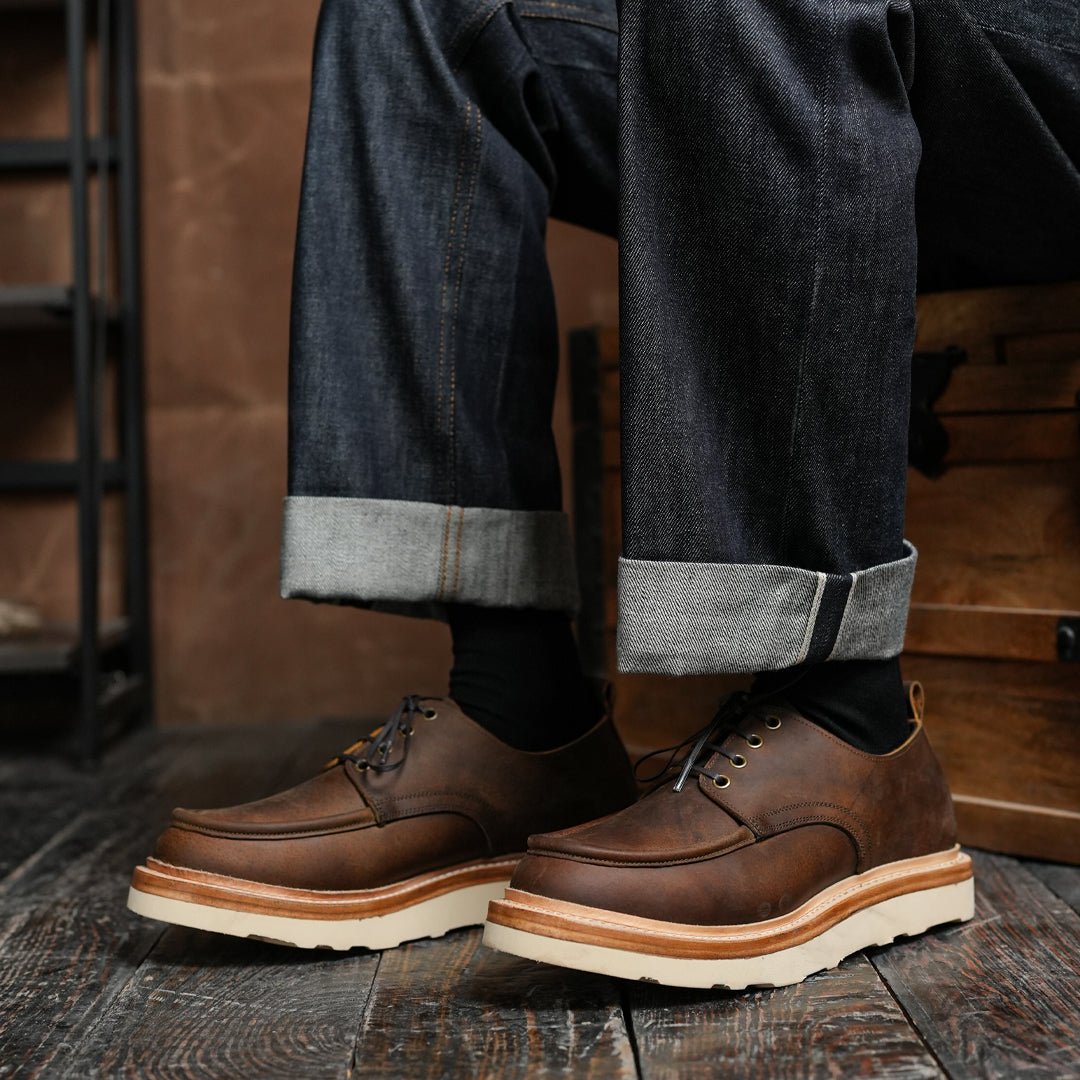 Moc-Toe 2.0 Shoes (Vintage Brown) Goodyear Welted
