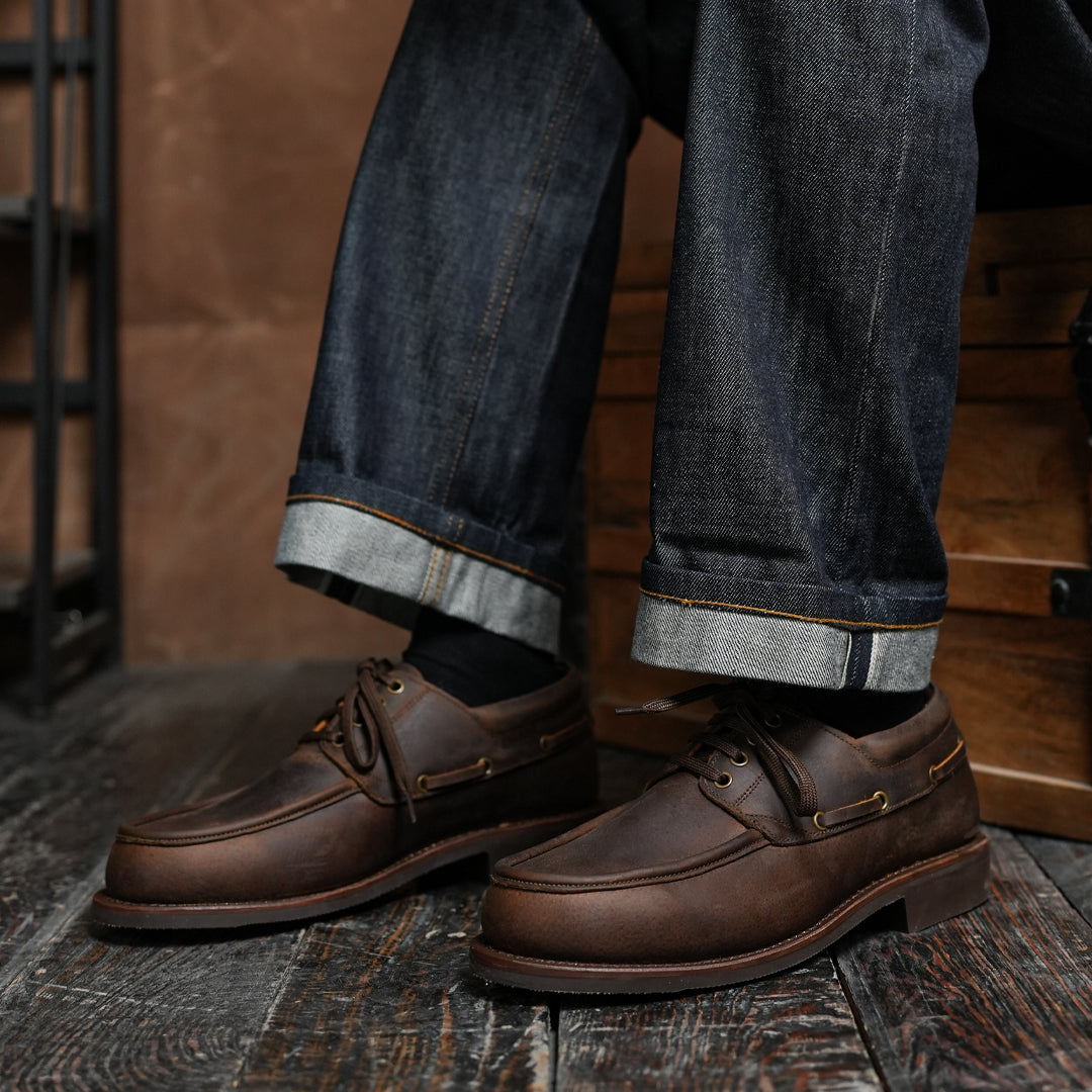 Voyager Boat 2.0 Shoes (Vintage Brown) Goodyear Welted
