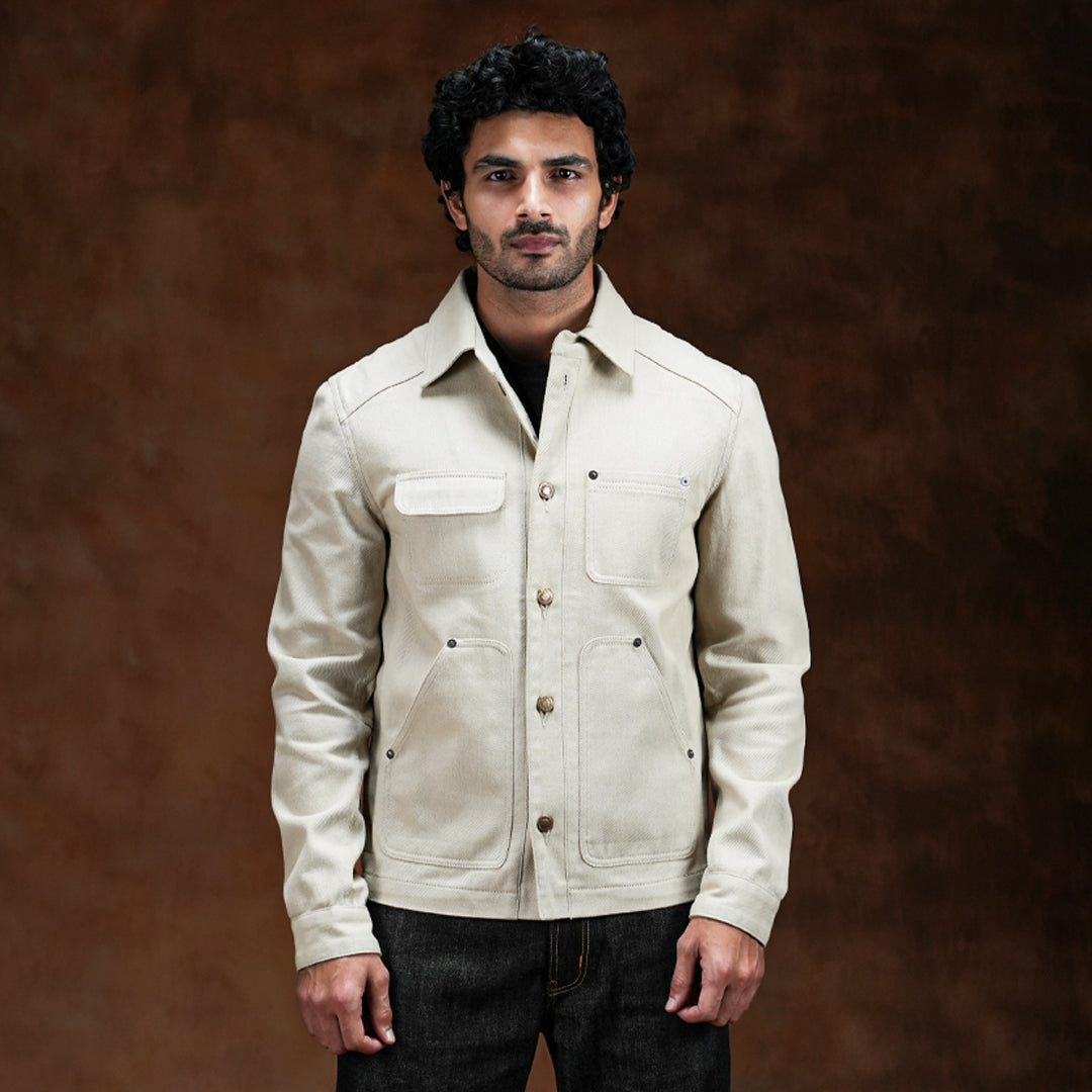 Chore Jacket Arctic Wolf 12 Oz Cotton Twill