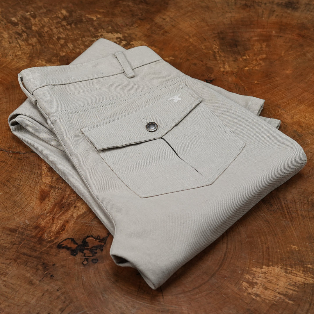 Fatigue Pants Arctic Wolf 12 Oz Cotton Twill For Men (True Straight)