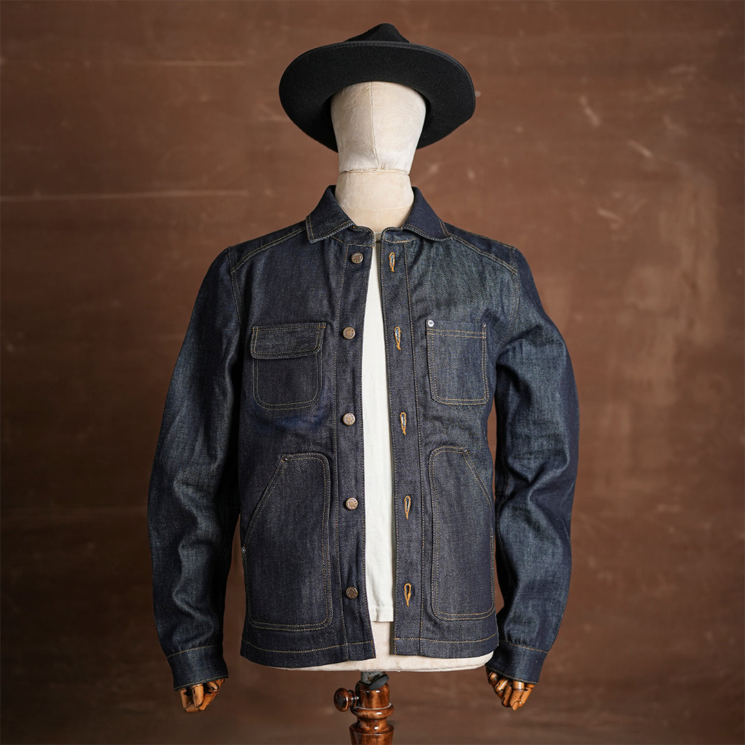 Chore Jacket Blue Blood 13 Oz Selvedge Denim