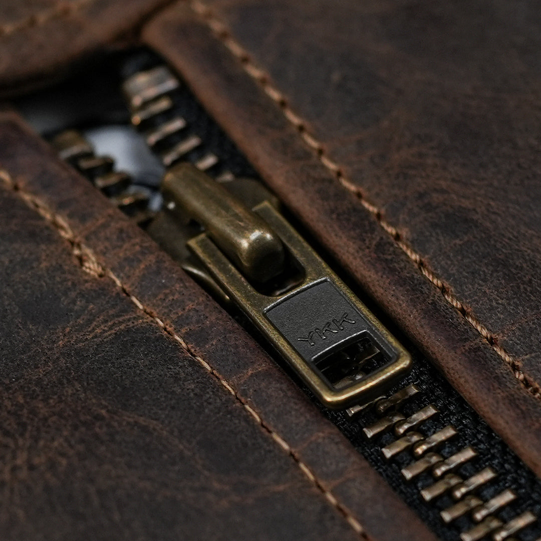 Speed Racer Jacket (Vintage Brown)