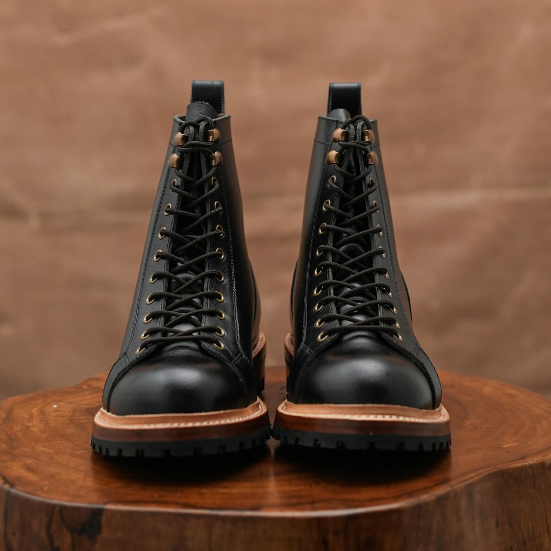 Monkey Explorer Boots 6" (Raven Black) Goodyear Welted