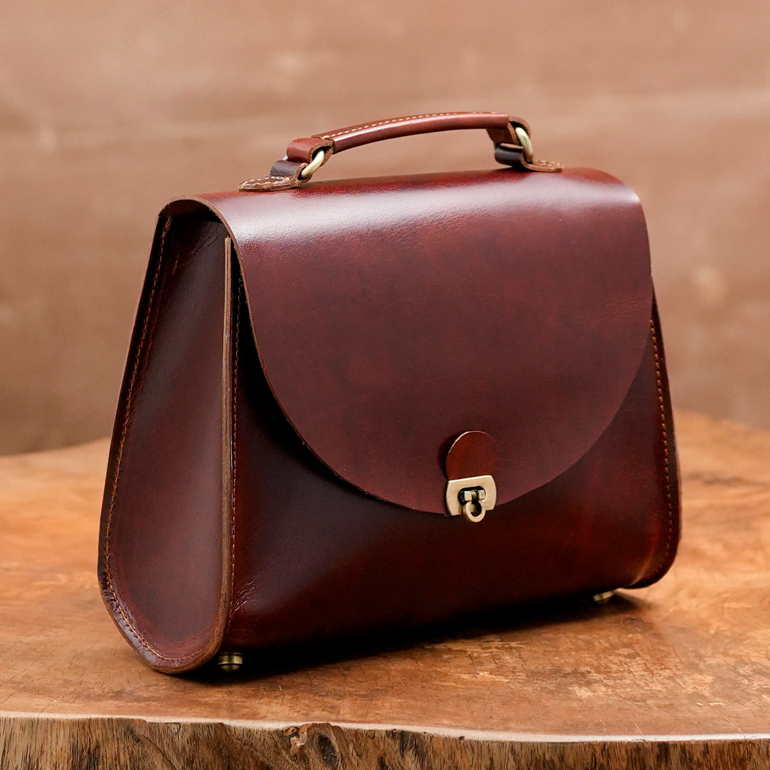 Victoria Handtasche (Sattelbraun)