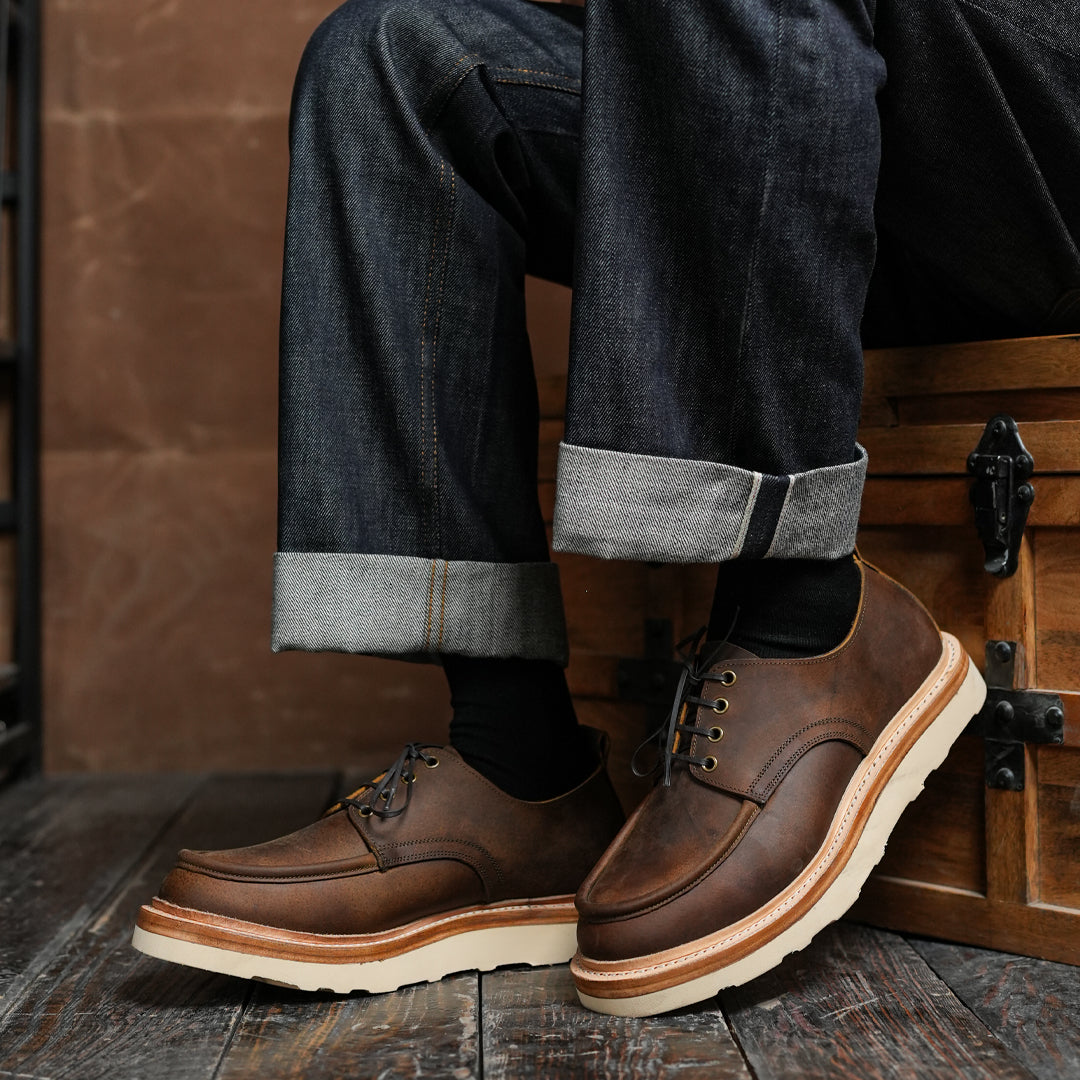 Moc-Toe 2.0 Shoes (Vintage Brown) Goodyear Welted