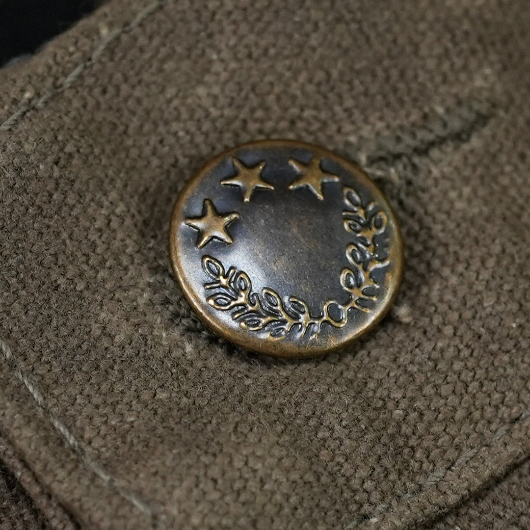 Double Knee Carpenter Field Tan 12 Oz Hard Waxed Canvas Pants For Men (True Straight)