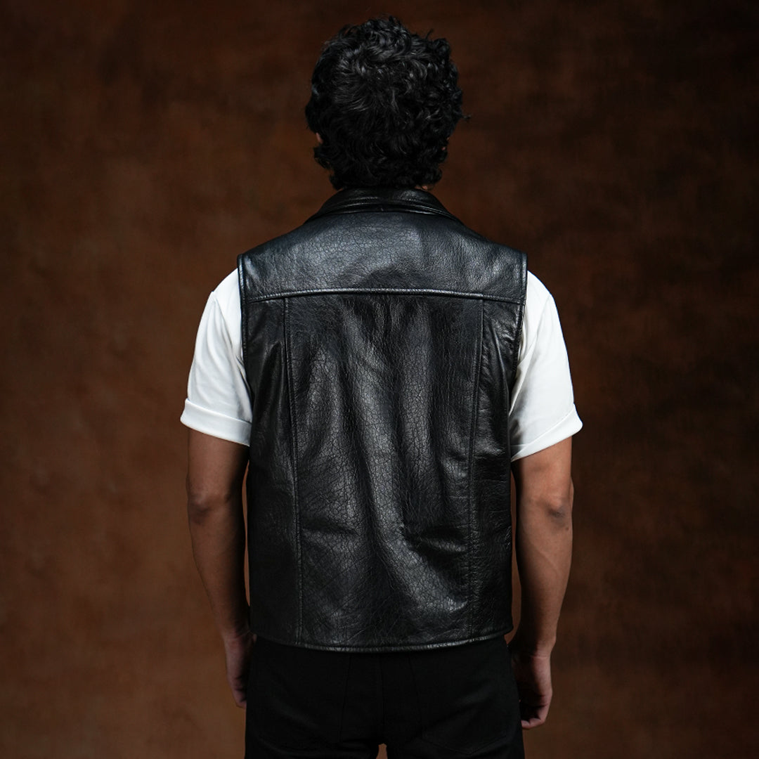 Gentleman's Vest Jacket (Raven Black)