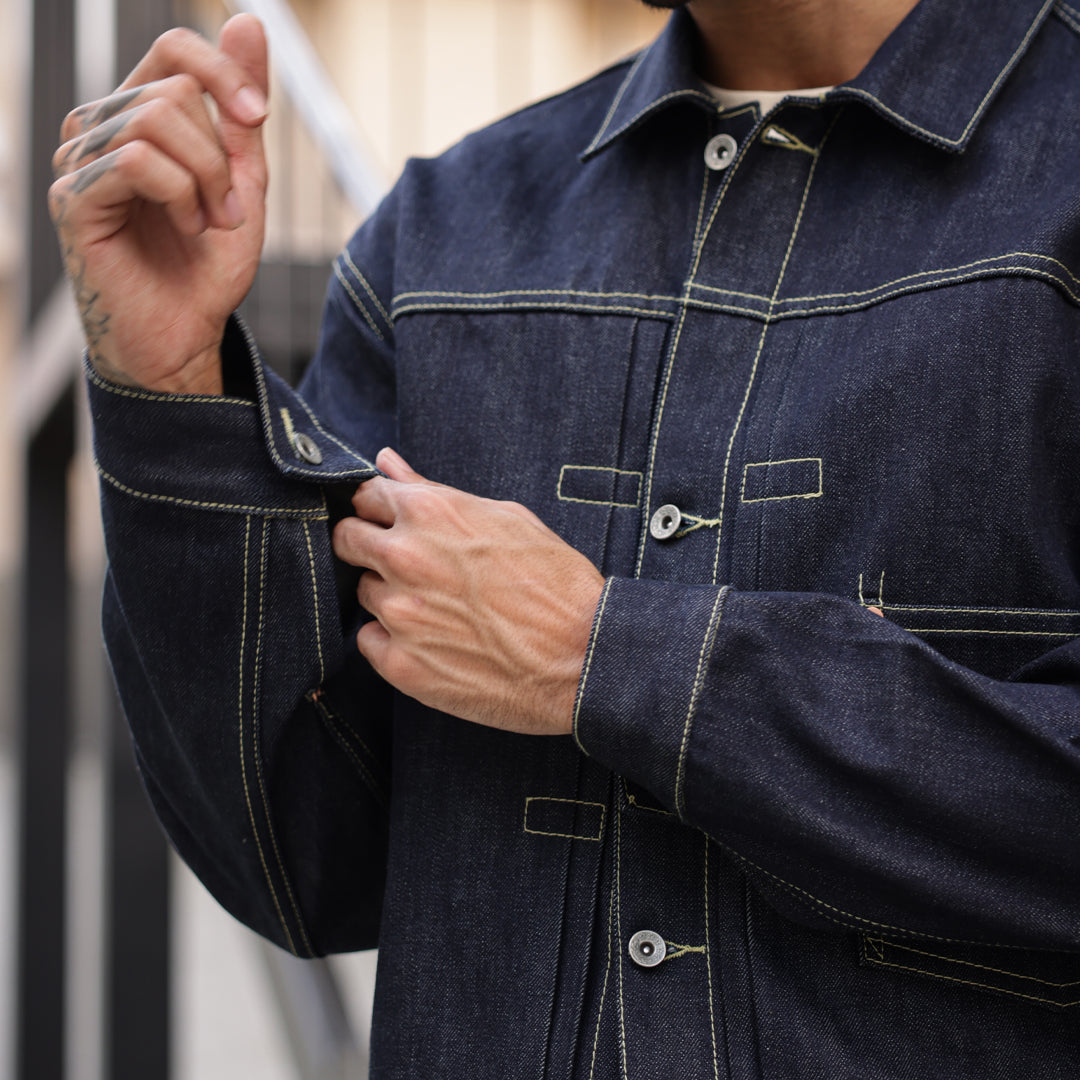 Trucker Type 1 Jacket Selvedge Blue Blood