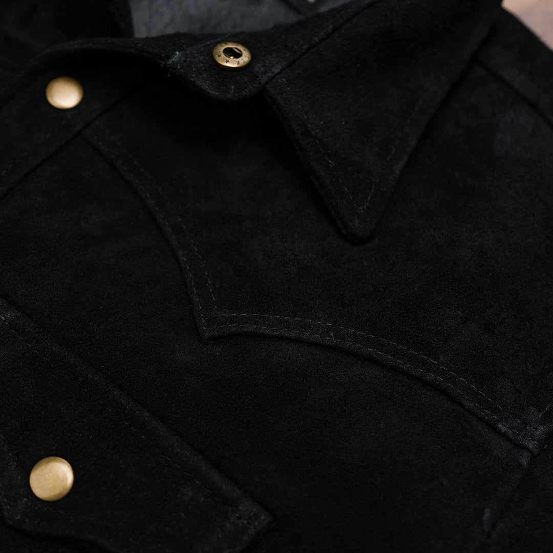Roughout Western Overshirt (Grizzly Black) Limited Edition