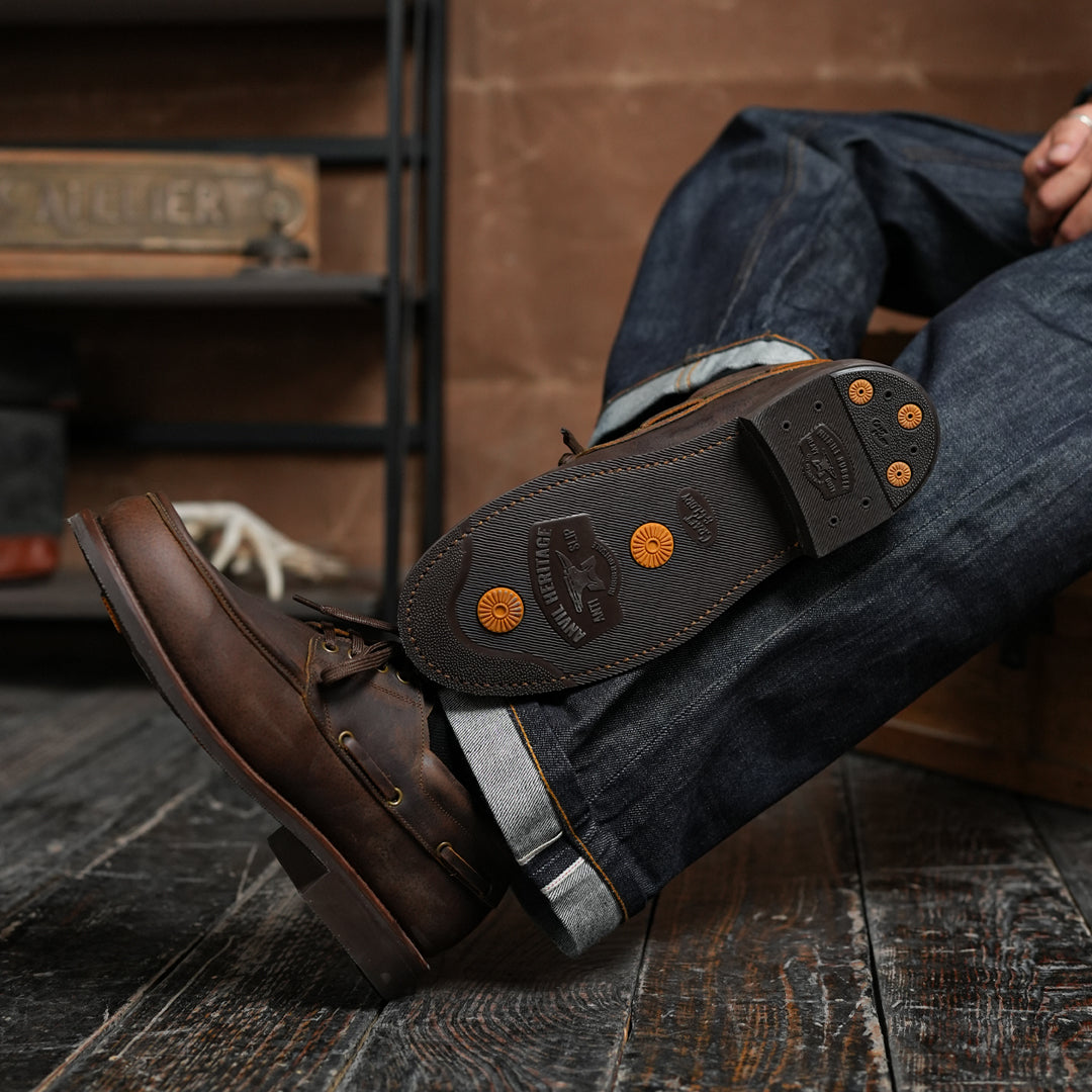 Voyager Boat 2.0 Shoes (Vintage Brown) Goodyear Welted