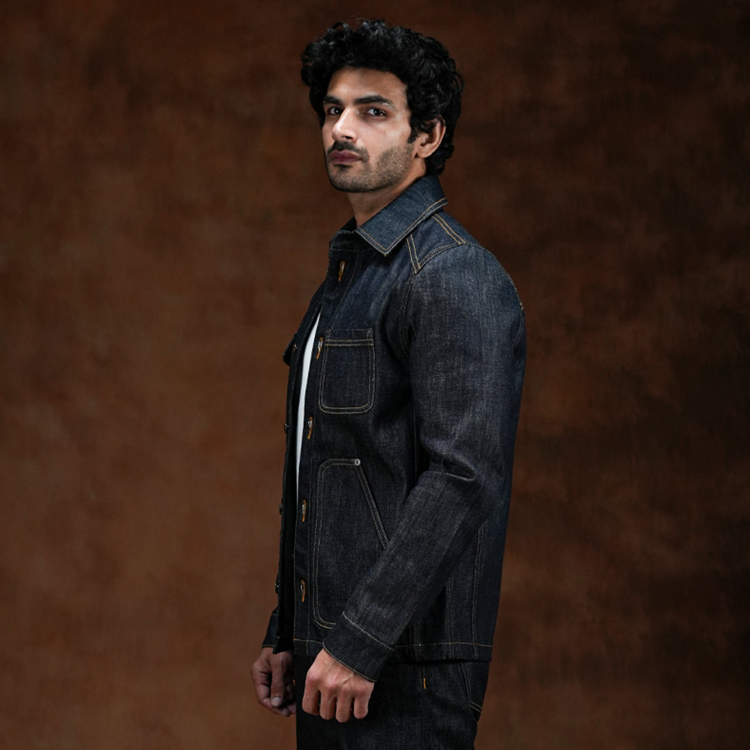 Chore Jacket Blue Blood 13 Oz Selvedge Denim