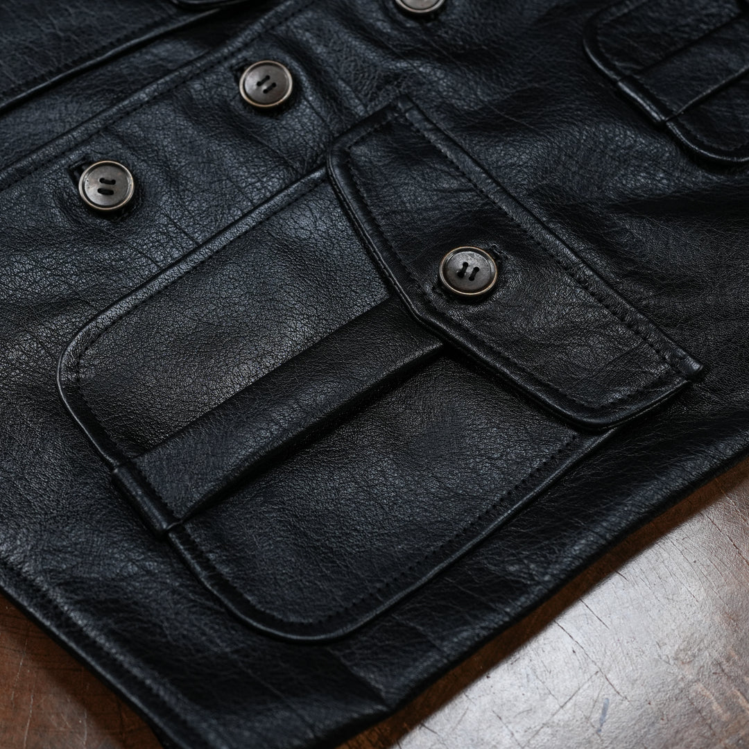 Gentleman’s Vest Jacket (Raven Black) Pre-Order
