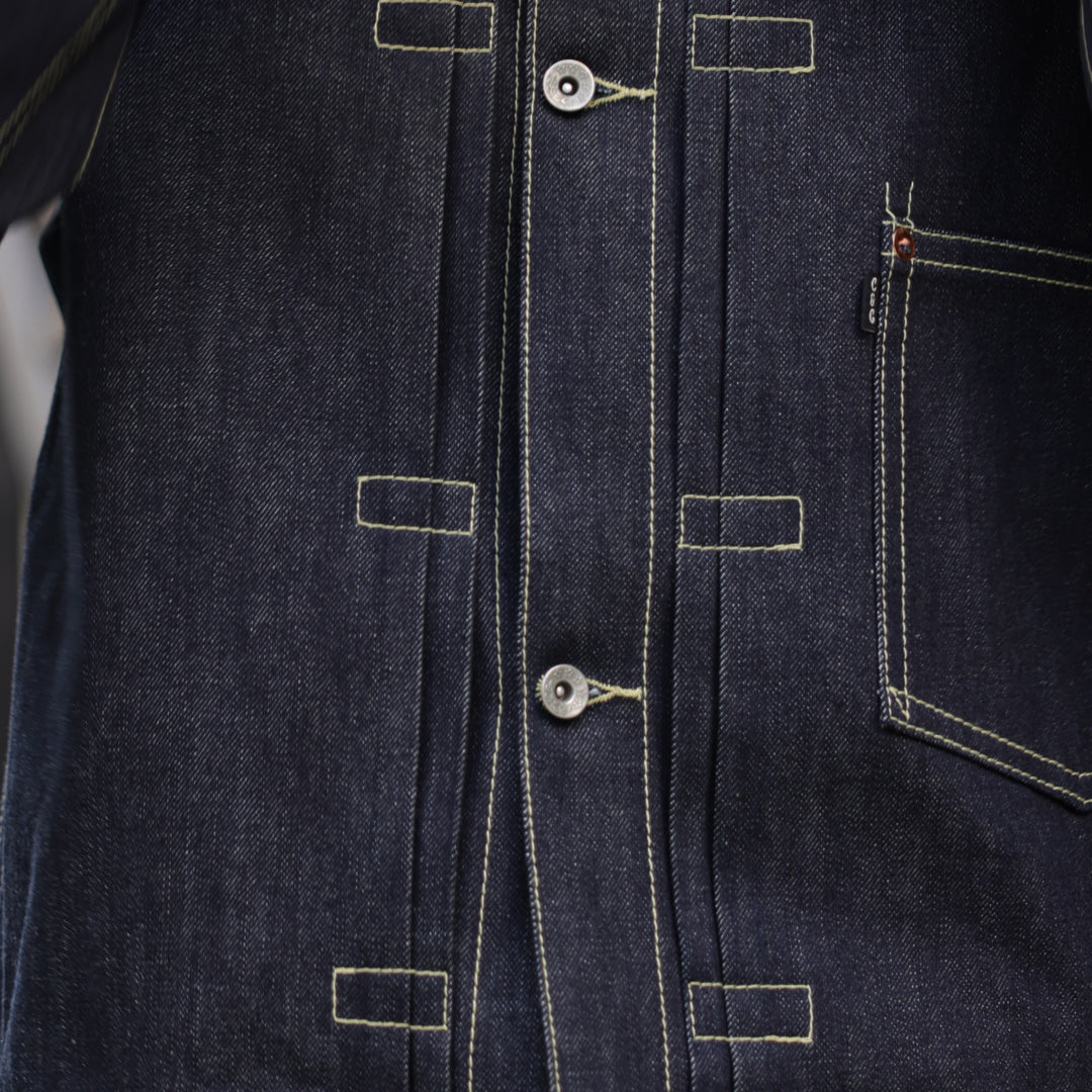 Trucker Type 1 Jacket Selvedge Blue Blood