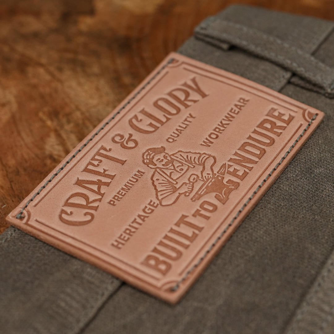 Five Pocket Field Tan 12 Oz Hard Waxed Canvas Pants For Men (True Straight)