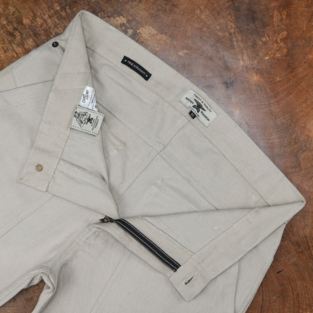 Fatigue Pants Arctic Wolf 12 Oz Cotton Twill For Men (True Straight)