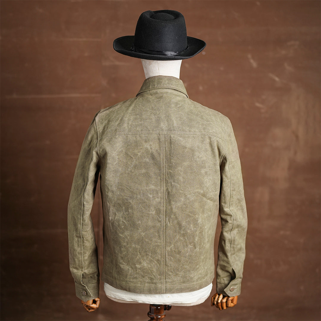 Chore Jacket Field Tan 12 Oz Hard Waxed Canvas