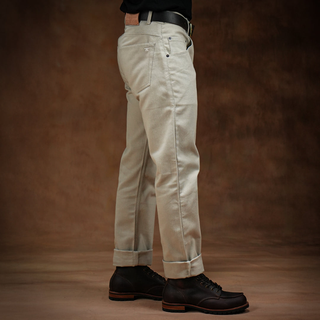 Five Pocket Arctic Wolf 12 Oz Cotton Twill Pants For Men (Slim Straight)
