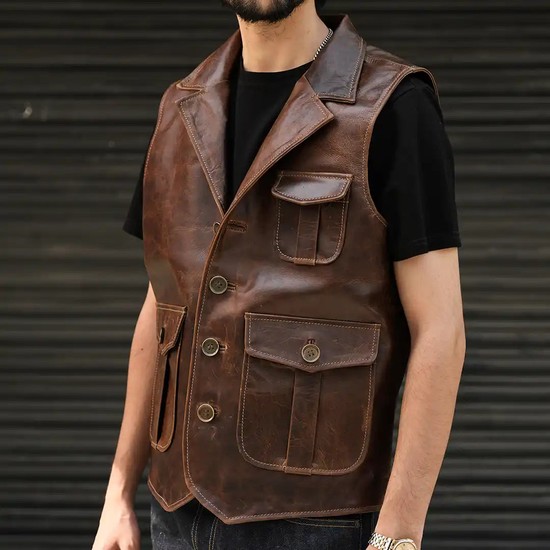 Gentleman's Vest Jacket (Double Shot Espresso)