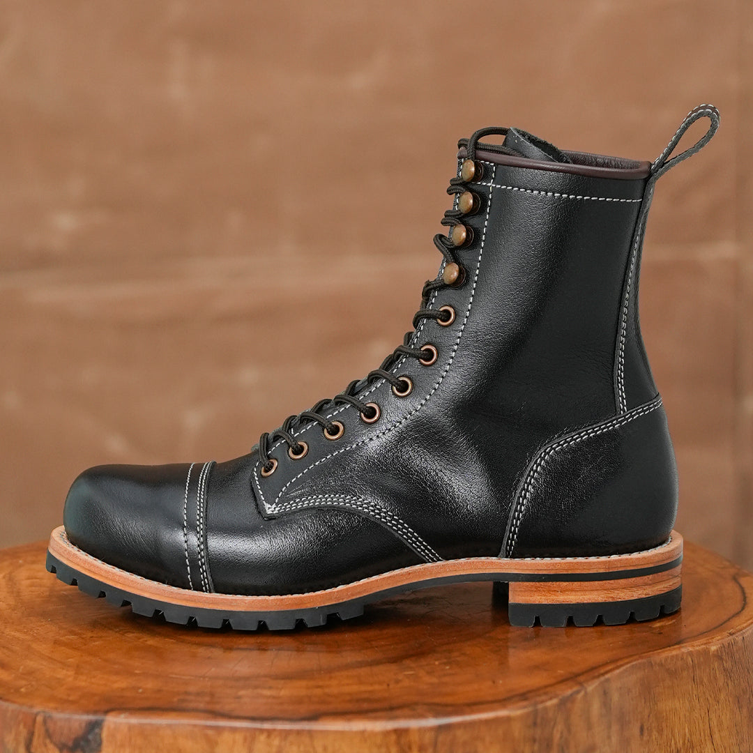 Ranger Boots 8" (Raven Black) Goodyear Welted