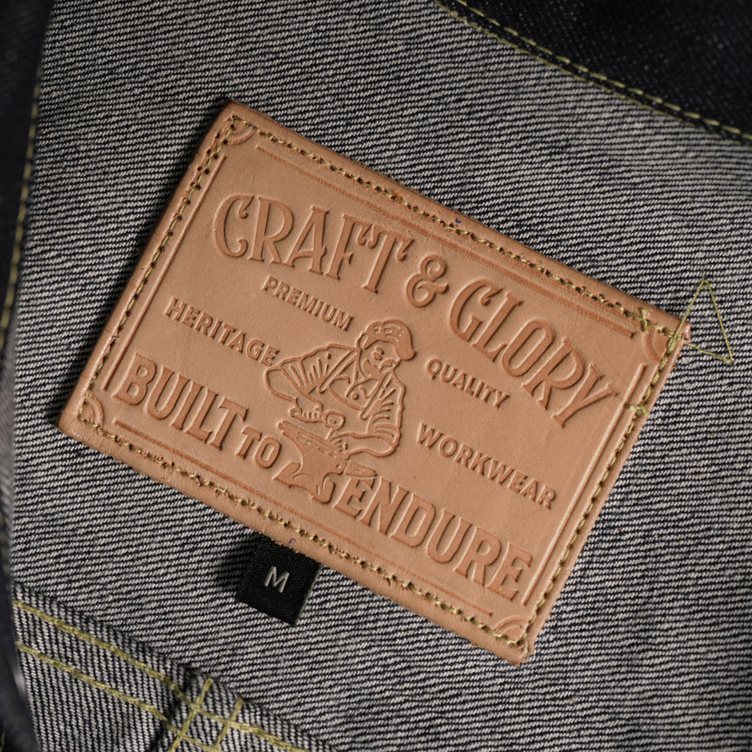 Trucker Type 1 Jacket Selvedge Blue Blood