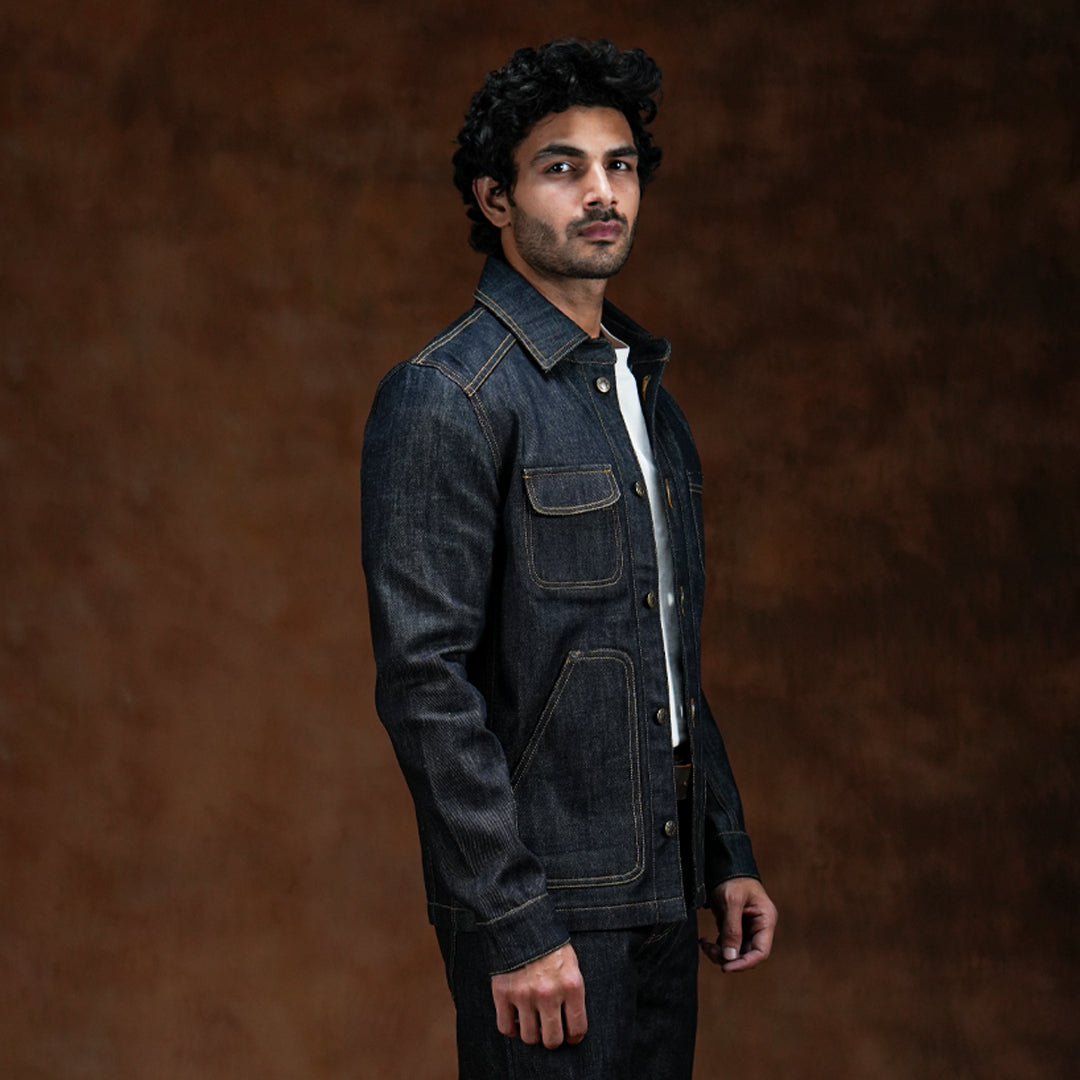 Chore Jacket Blue Blood 13 Oz Selvedge Denim