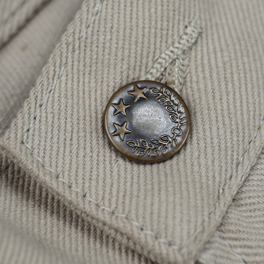 Double Knee Carpenter Arctic Wolf 12 Oz Cotton Twill Pants For Men (True Straight)