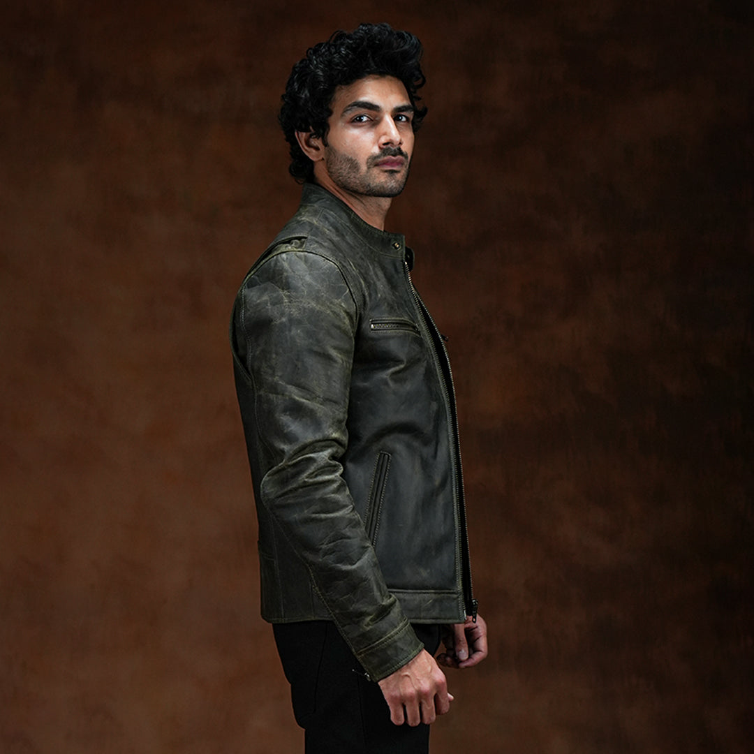 Speed Racer Jacket (Vintage Green)