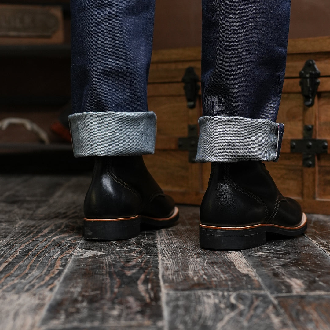 The Craft Boondocker Boots (Raven Black) Goodyear Welted
