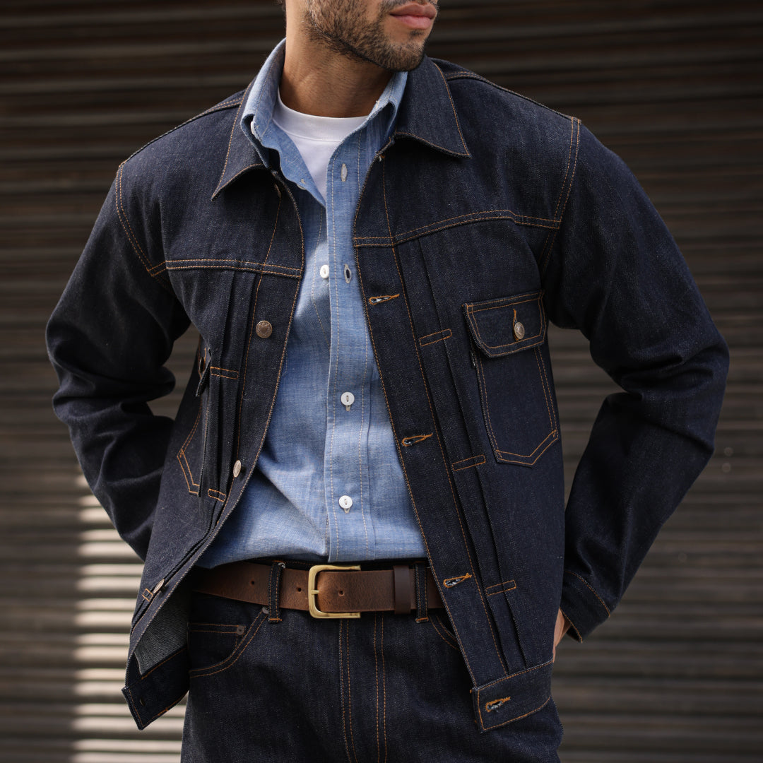 Trucker Type 2 Jacket Selvedge Blue Blood
