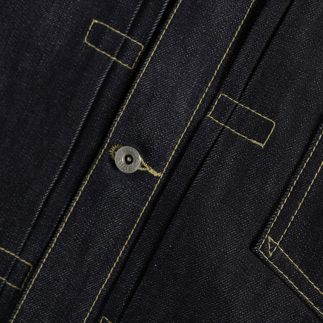 Trucker Type 1 Jacket Selvedge Blue Blood