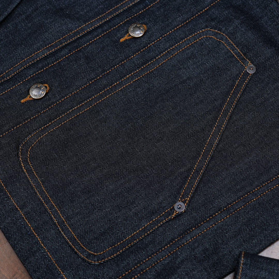 Chore Jacket Blue Blood 13 Oz Selvedge Denim