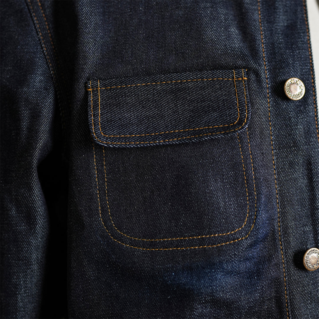 Chore Jacket Blue Blood 13 Oz Selvedge Denim