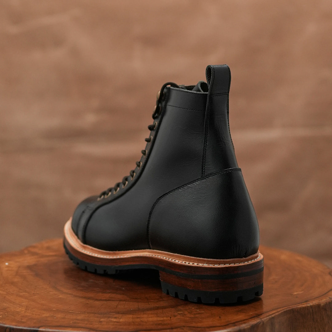 Monkey Explorer Boots 6" (Raven Black) Goodyear Welted