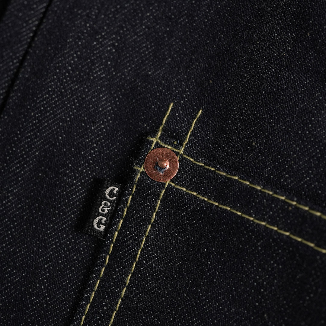Trucker Type 1 Jacket Selvedge Blue Blood