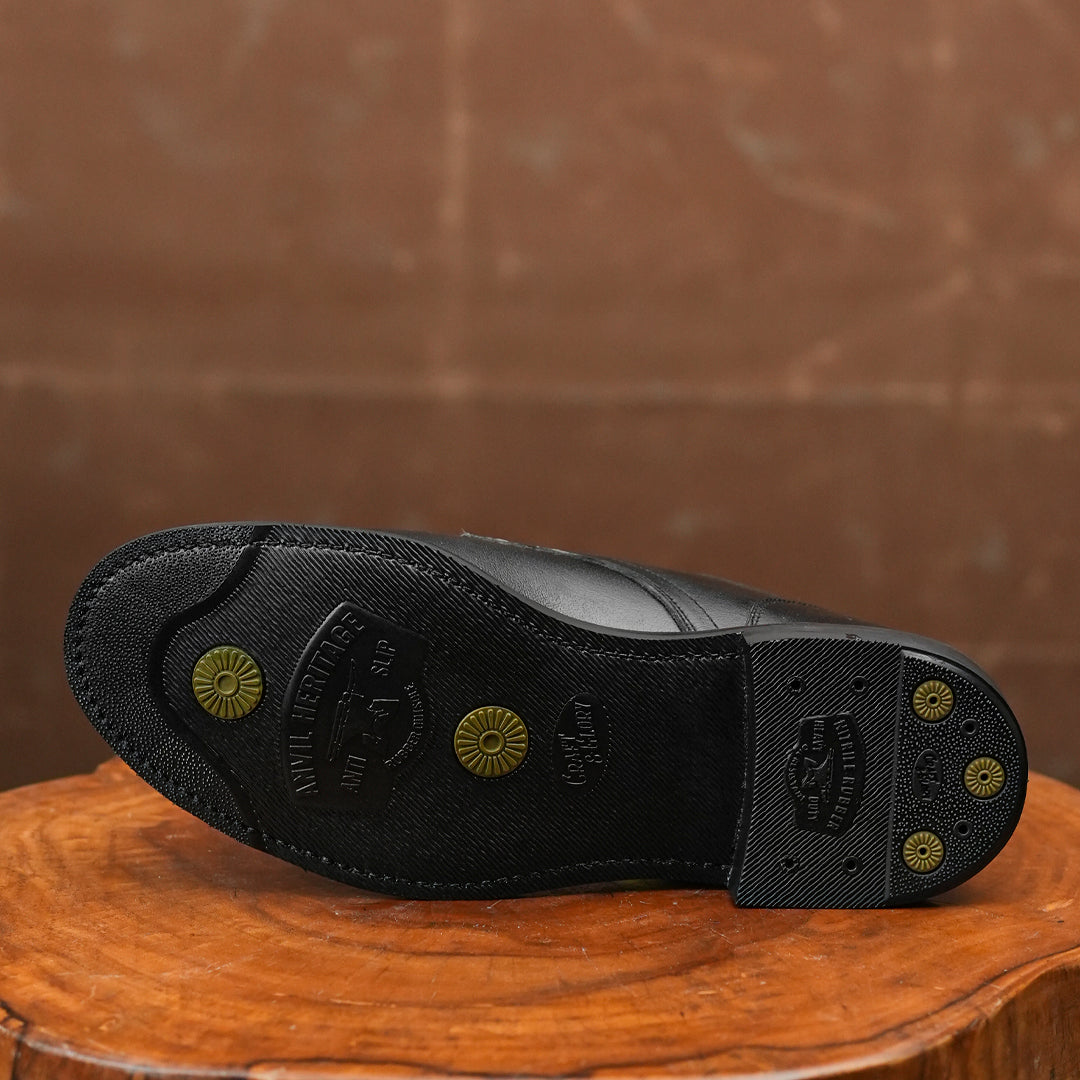 Craft Boondocker Shoes (Raven Black) Goodyear Welted STC