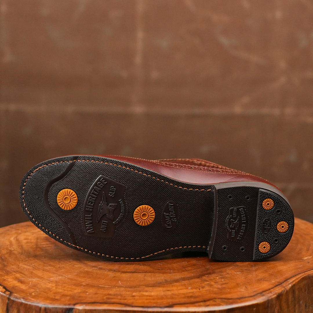 Sterling Brogue Shoes (Saddle Tan) Goodyear Welted STC