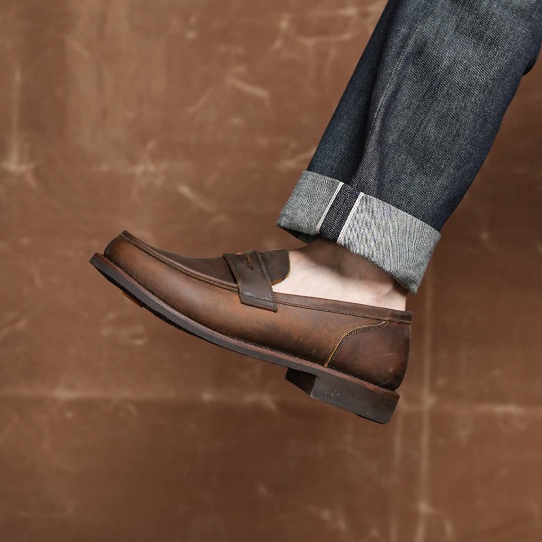 Oslo Penny 2.0 Loafers (Vintage Brown) Goodyear Welted