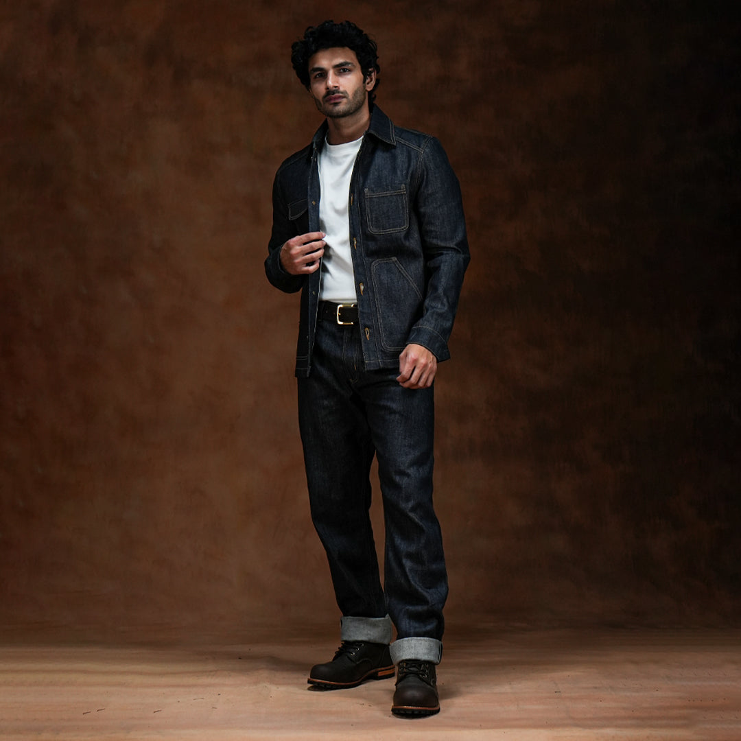 Chore Jacket Blue Blood 13 Oz Selvedge Denim
