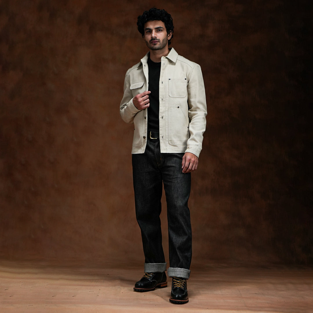 Chore Jacket Arctic Wolf 12 Oz Cotton Twill