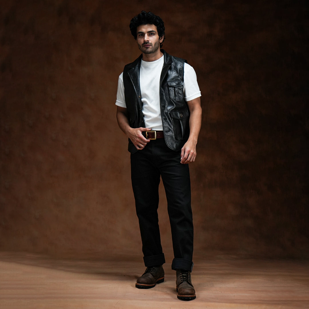 Gentleman’s Vest Jacket (Raven Black)