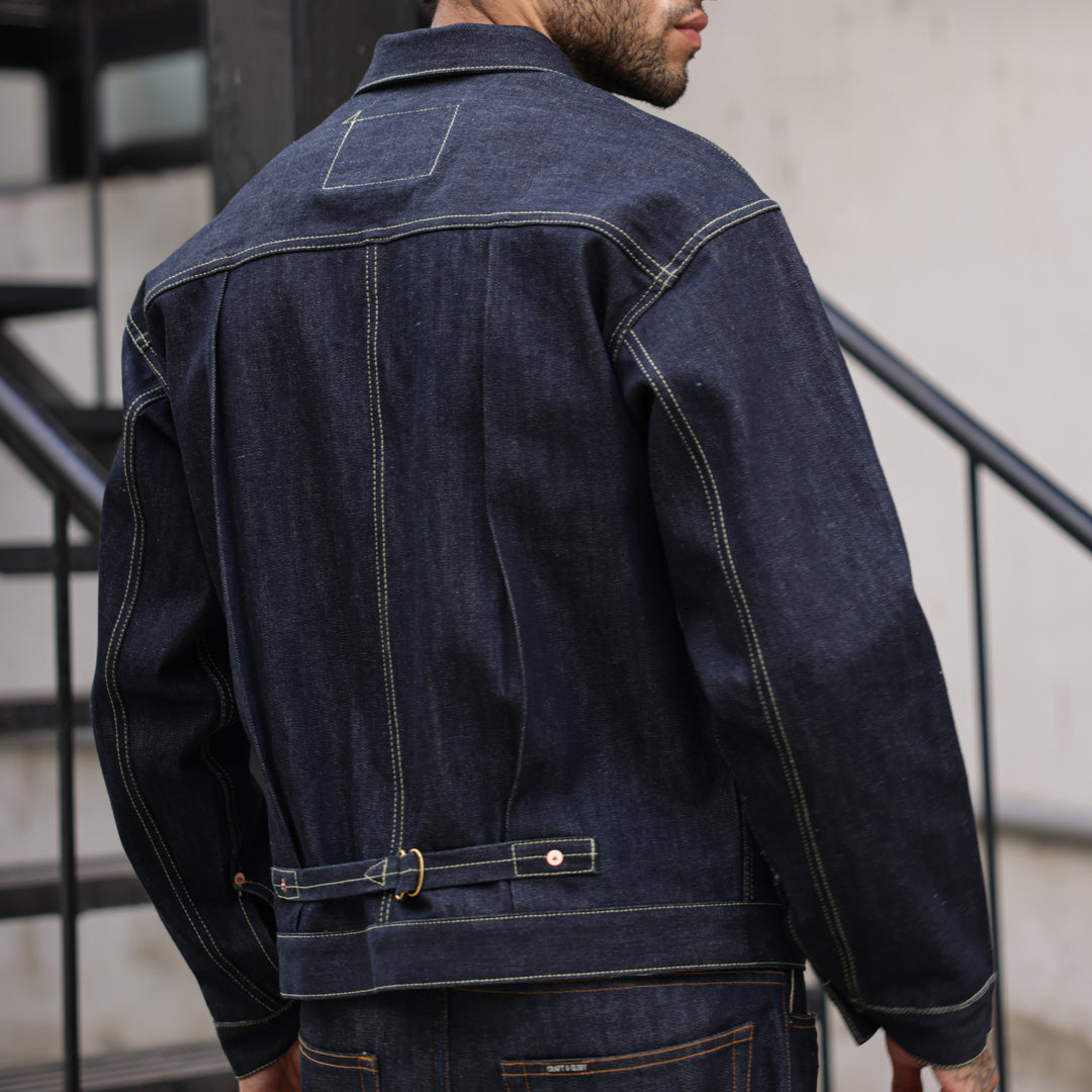 Trucker Type 1 Jacket Selvedge Blue Blood