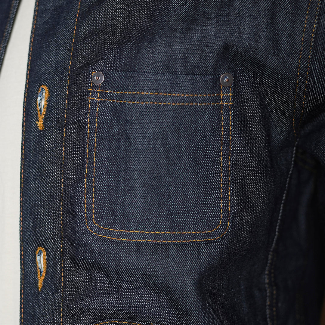 Chore Jacket Blue Blood 13 Oz Selvedge Denim
