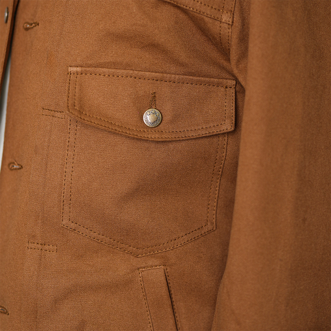 Trucker Type 2 Fox Brown 12 Oz Duck Canvas