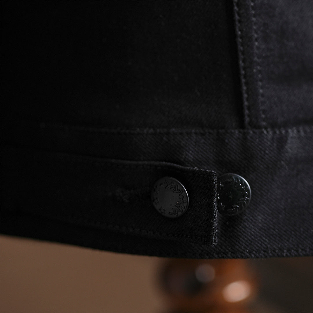 Trucker Type 2 Double Black 14 Oz Selvedge Denim