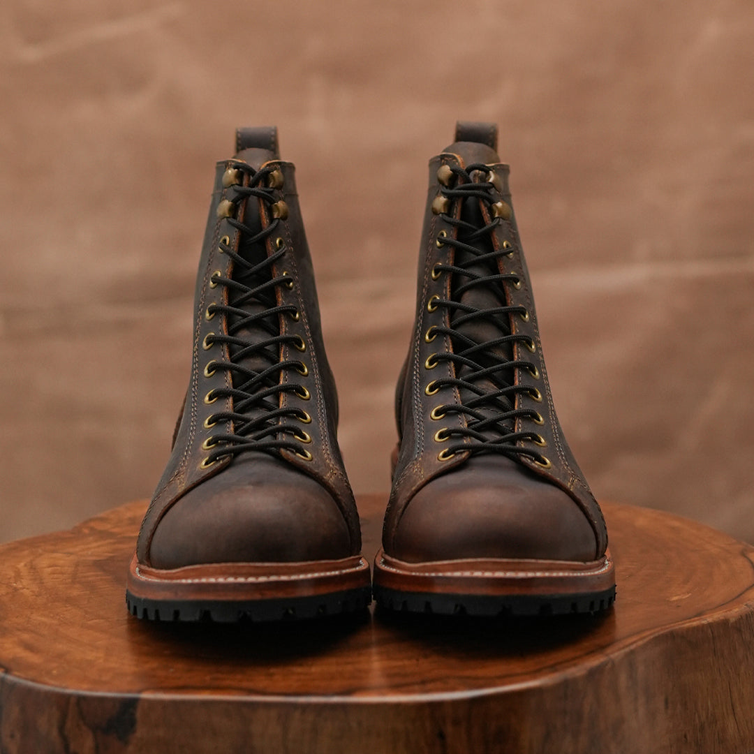 Monkey Explorer Boots 6" (Vintage Brown) Goodyear Welted