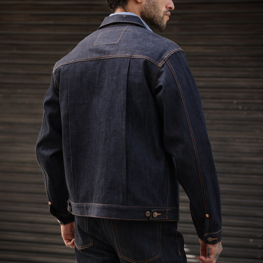 Trucker Type 2 Jacket Selvedge Blue Blood
