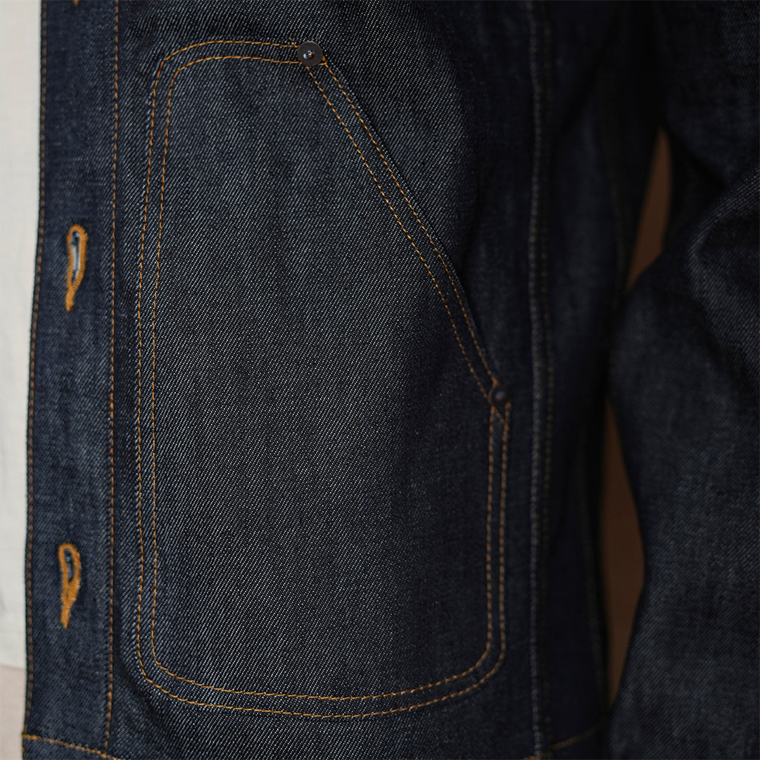 Chore Jacket Blue Blood 13 Oz Selvedge Denim