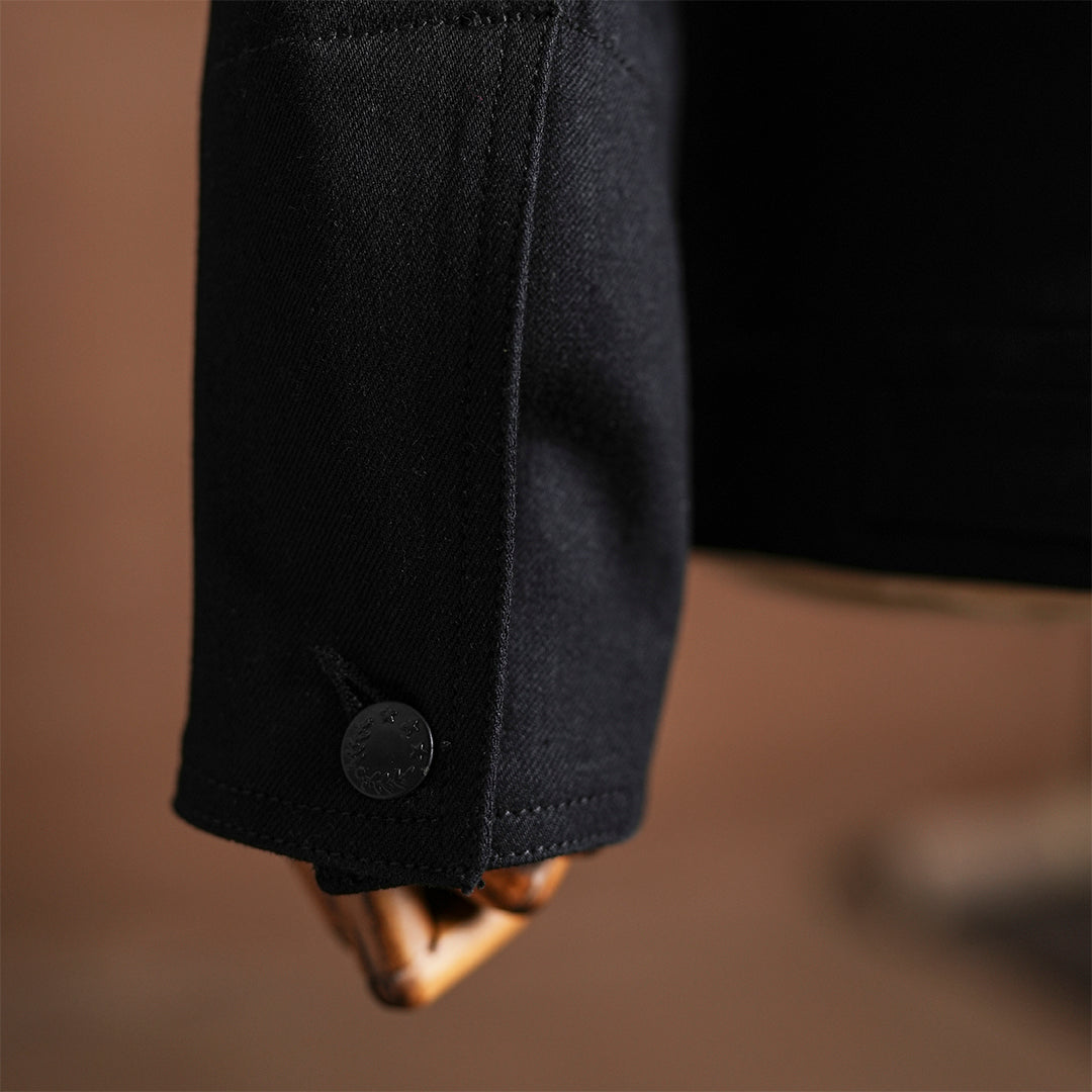Trucker Type 2 Double Black 14 Oz Selvedge Denim