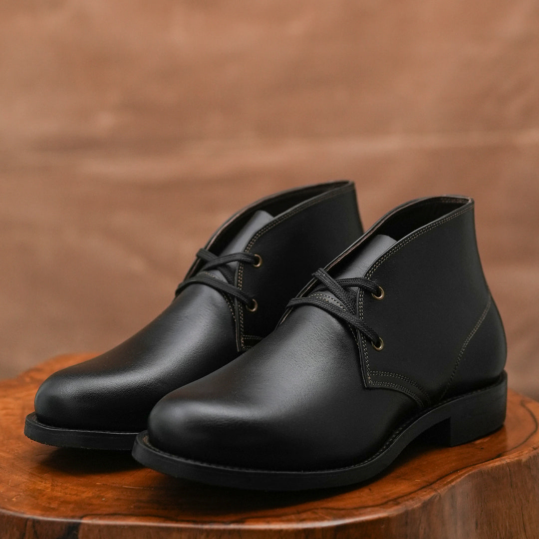 Hampton Desert Boot (Raven Black) Goodyear Welted STC